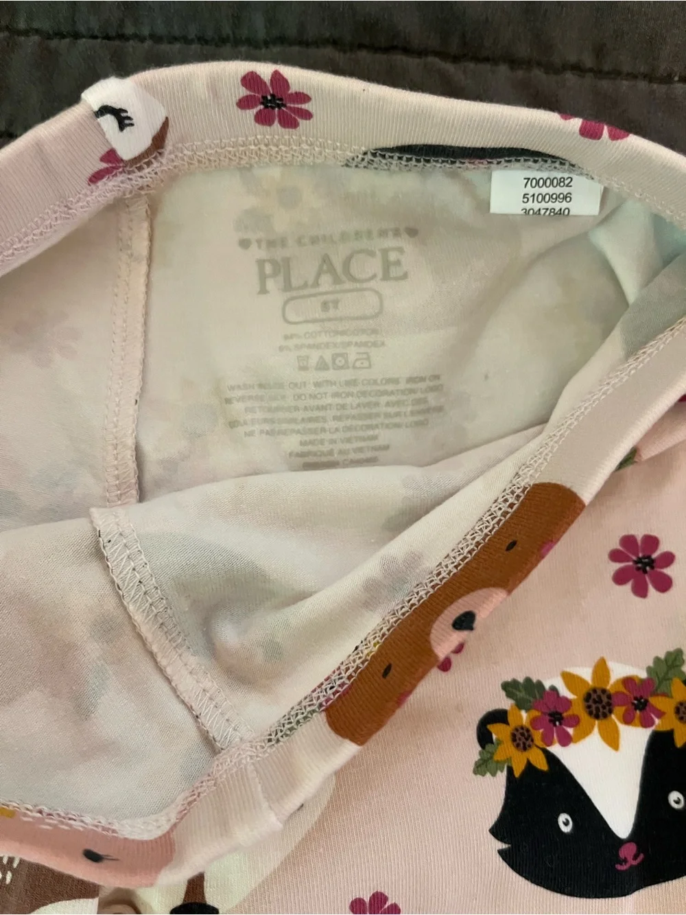 The Children's Place Rust Orange Fox 'Thankful' Top & Floral Animal Leggings Set - Picture 4 of 5
